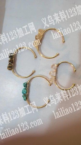 找做如图这样的合金手镯工厂，合金+石头，