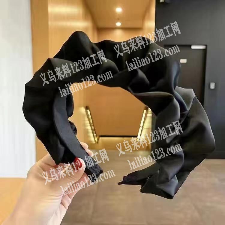 布艺花边发箍成品订单，如图，寻找专业做的