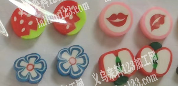 粘胶的手工活外发粘软陶耳钉手工活外发，寻