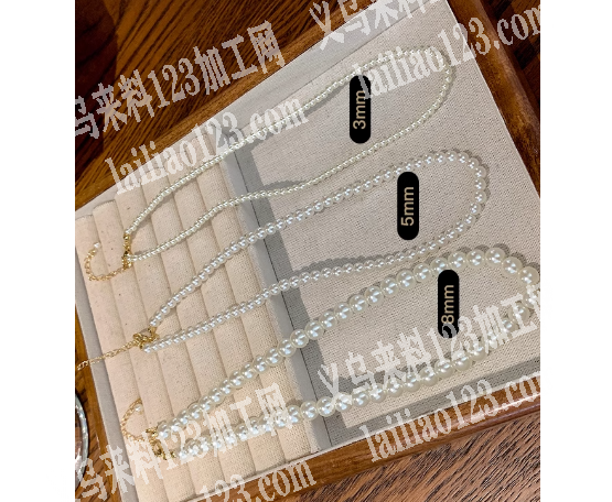 寻找手工珍珠项链成品厂家，如图，有做这种
