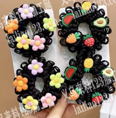 寻找这个发圈的厂家，儿童小发圈，源头厂家