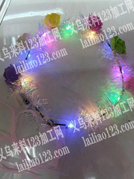 手工花朵头箍外发加工，如图，寻找会做的有