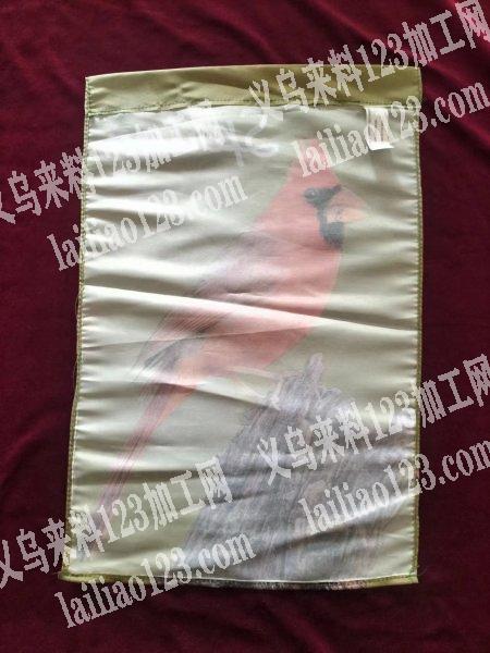 20万平车活外发，春天国旗35×45车上头和下头全部毛边2