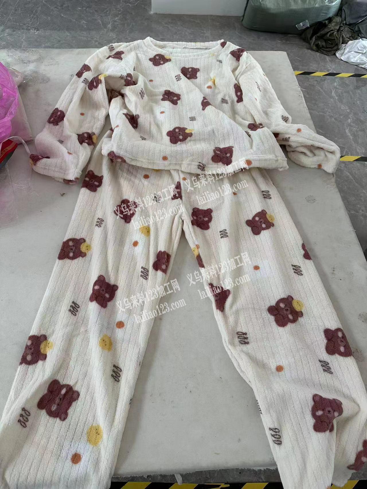 珊瑚绒睡衣外发加工《常年生产》寻找专业做