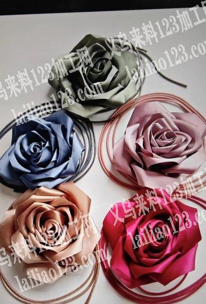福田市场手工卷花外发，纯手工活，这个是布