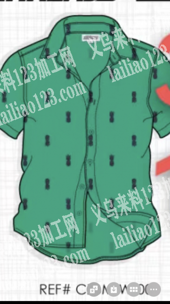 30000如图儿童短袖服装外发加工，寻找