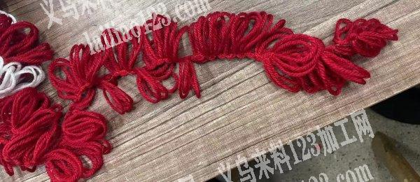 毛线花边彩线缝纫活外发加工如图这样的，有