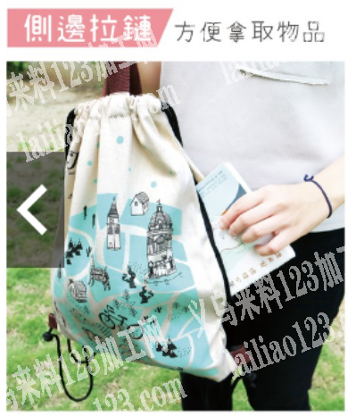 布袋订单外发，如图，束口袋，寻找束口袋工