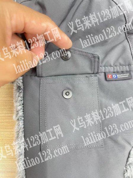 老板委托寻找：平车活外发加工《如图贴袋的