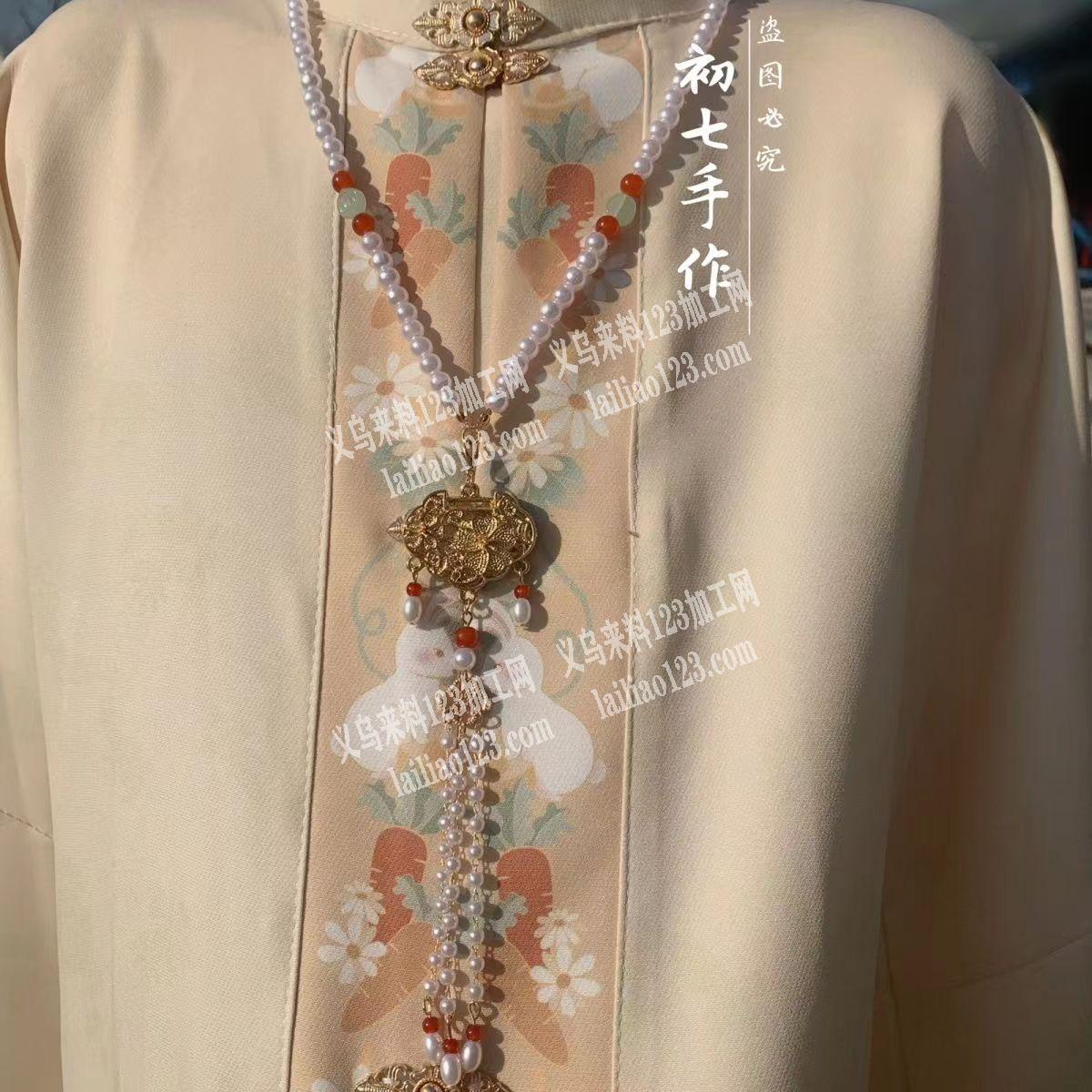 手工+合金项链成品订单，附图片，要做成品
