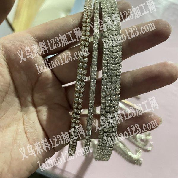 大量如图爪链发箍成品订单外发，寻找专业做