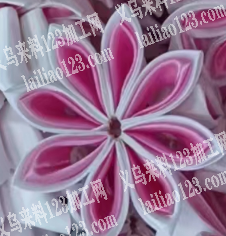 手工布花外发加工，如图，寻找会做如图手工