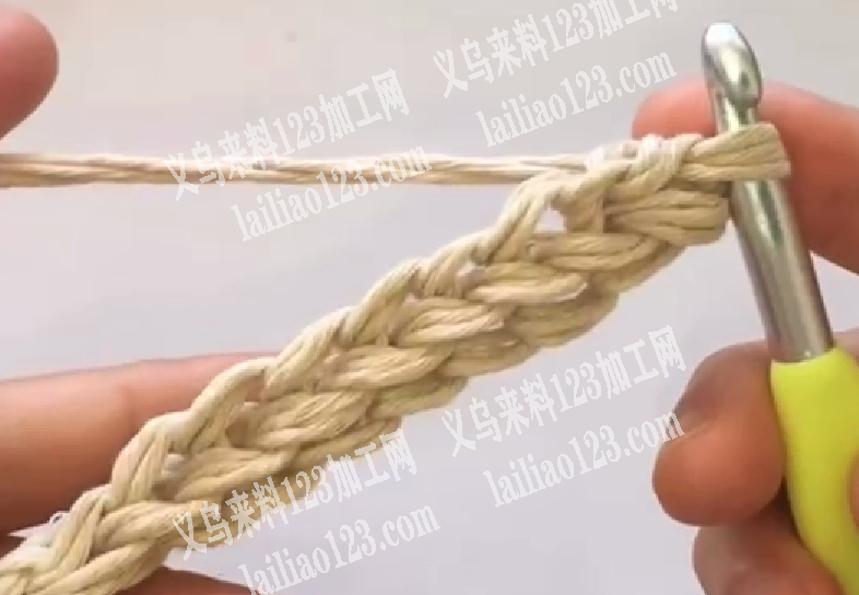 蜡线钩针编织的手工活外发加工，如图，寻找
