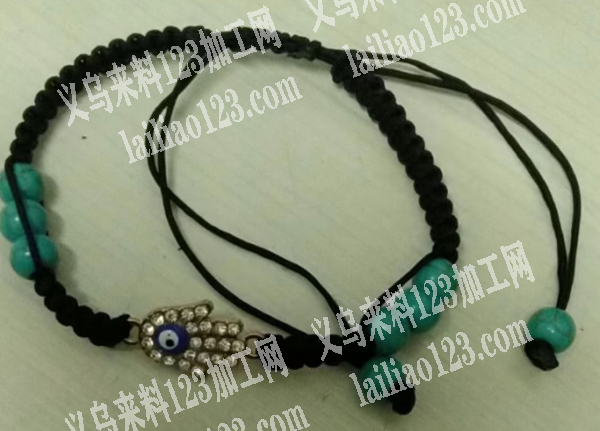 手链编织串珠手工活外发加工