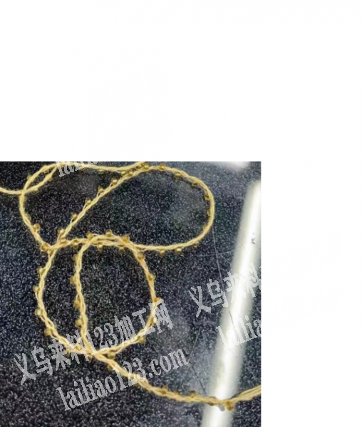 如图手工活外发，穿珠子手编织的手工活外发