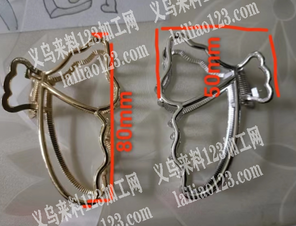 如图大量合金蝴蝶抓夹订单，寻找工厂，量大