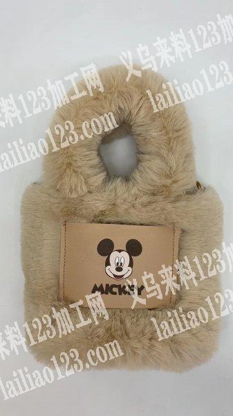 公司大量毛绒包包订单外发加工，如图，寻找