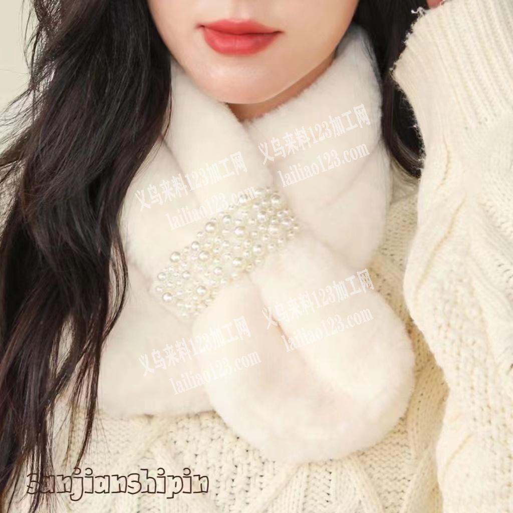 寻找毛绒围巾厂家，如图，有单子