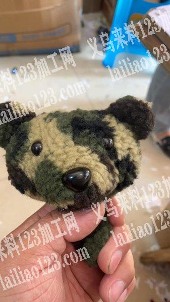 6000个如图毛绒小熊订单，寻找找一手工