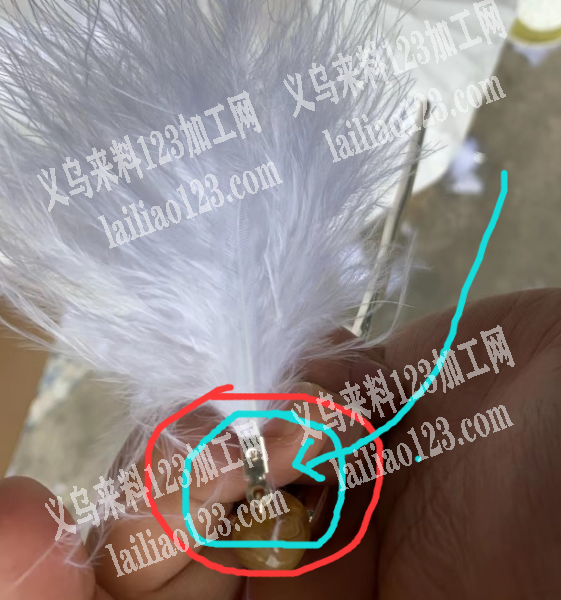 《外发手工活》如图，长期有货，这个羽毛上