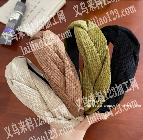 布艺发箍成品订单，寻找工厂，如图，布艺饰