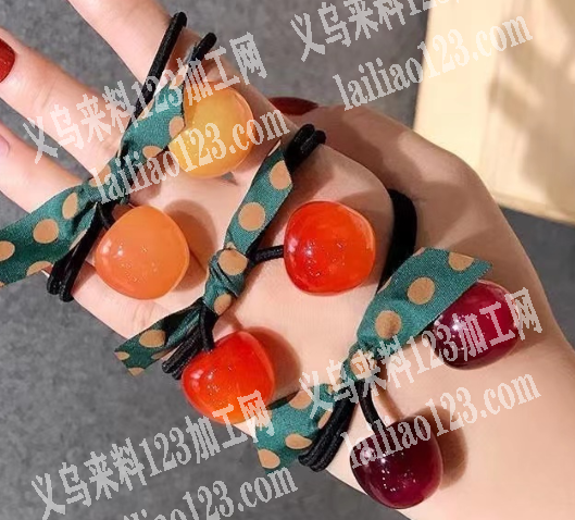 寻找做如图发圈的工厂合作，详谈