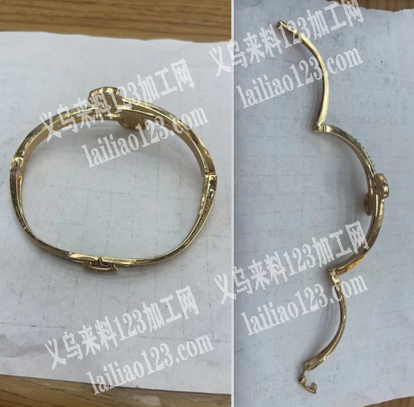 公司合金手镯成品订单外发，如图，寻找专业