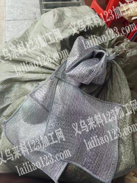 银丝抹布20万订单，单层银丝抹布10万订