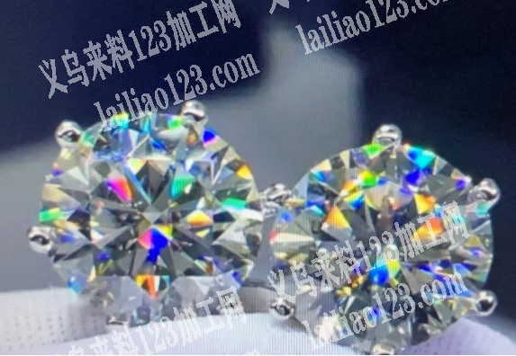 耳钉成品订单，铜材质，925银耳针，成品
