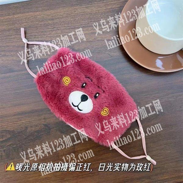 毛绒口罩平车活外发加工，寻找义乌或者义乌