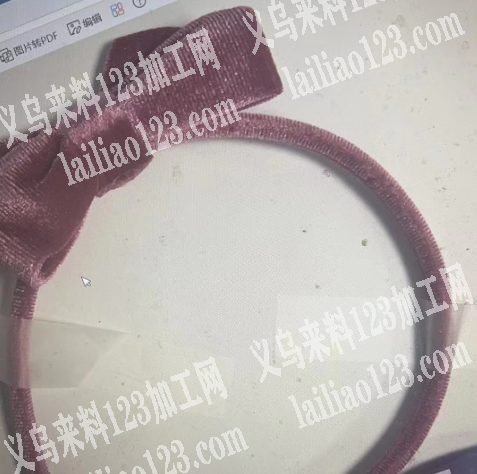 布艺发箍手工活外发，寻找会做的手工活加工