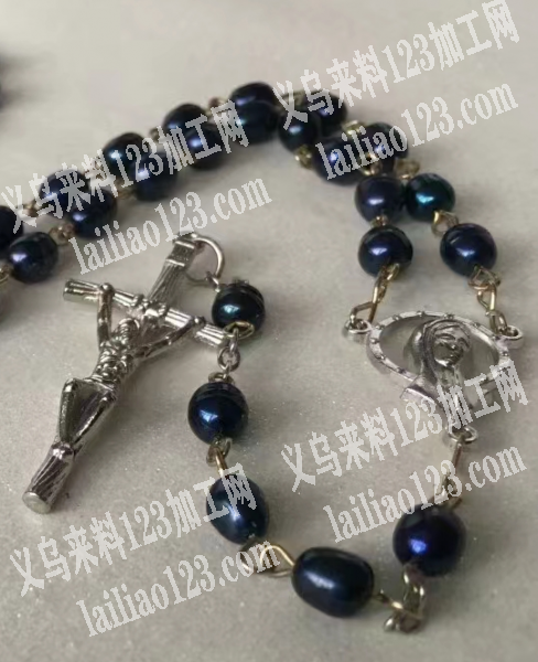 《发安徽河南》串珠弯针挂圈的手工活外发加工，