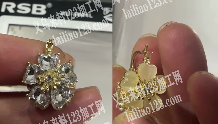 饰品耳环订单，如图，寻找如图饰品厂家，有