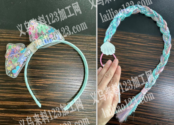 儿童头饰订单，假辫子，寻找工厂，长期合作
