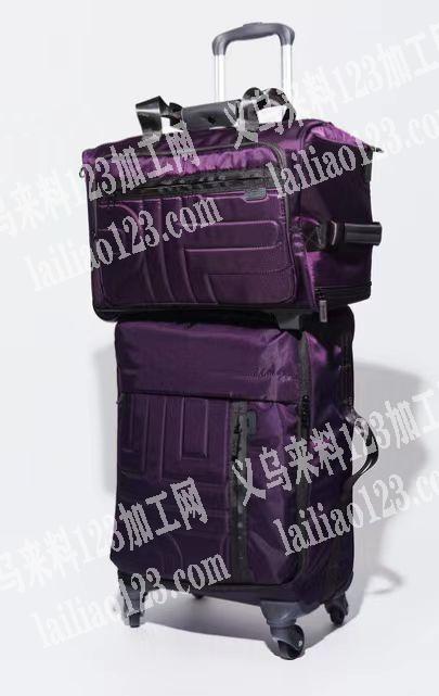 公司大量拖轮箱包订单外发，成品订单，如图