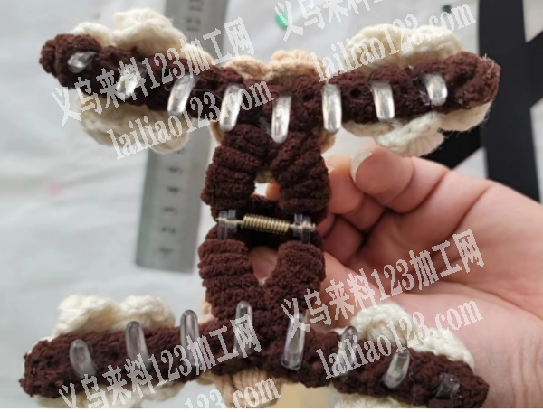 毛线绕抓夹的手工活，寻找手工活加工厂，长