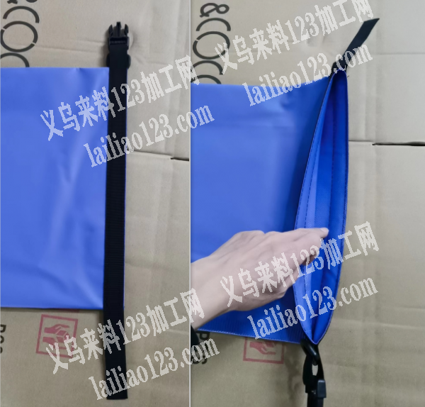 桶包袋口外发车缝加工，如图，高车做的（地