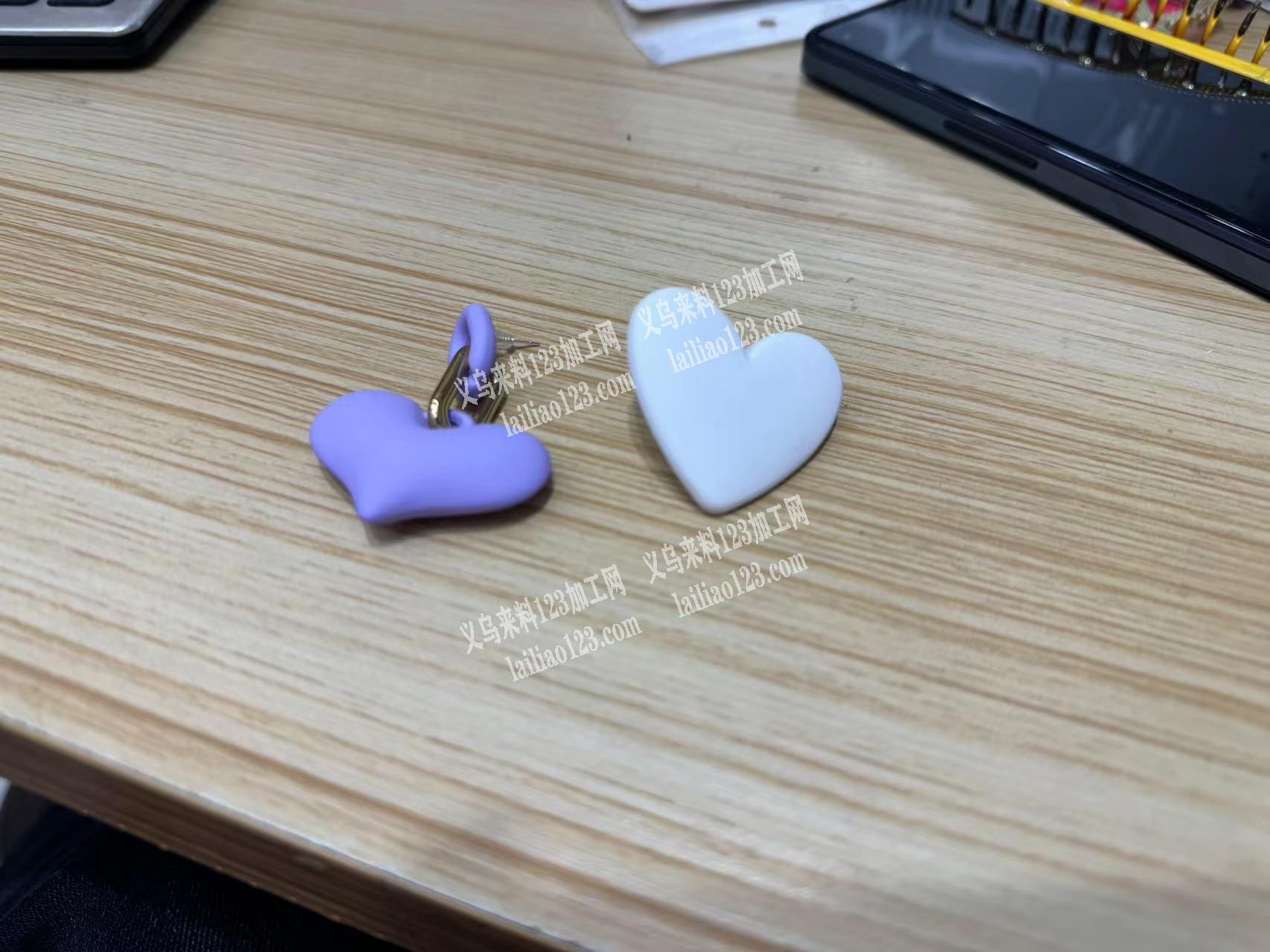 桃心耳环订单，找有这两幅磨具的厂家