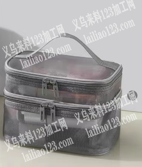 《发外地》网布收纳包化妆包订单外发加工，