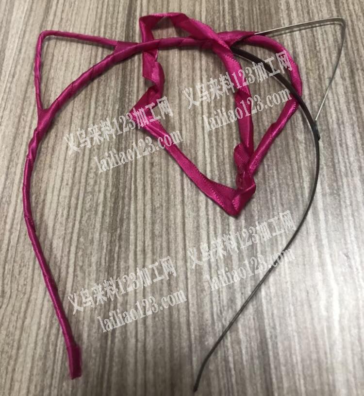 大量手工活外发，发外地，铁丝头箍上面绕布
