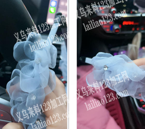 烧花边的手工活，谁家可以做，如图，网纱花