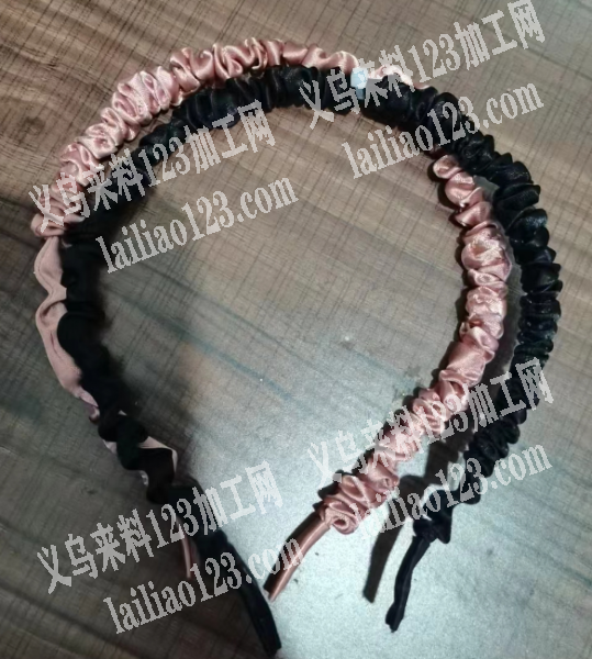 《发外地》布艺肠圈发箍订单外发加工，寻找