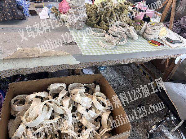 发饰手工活外发  义乌周边