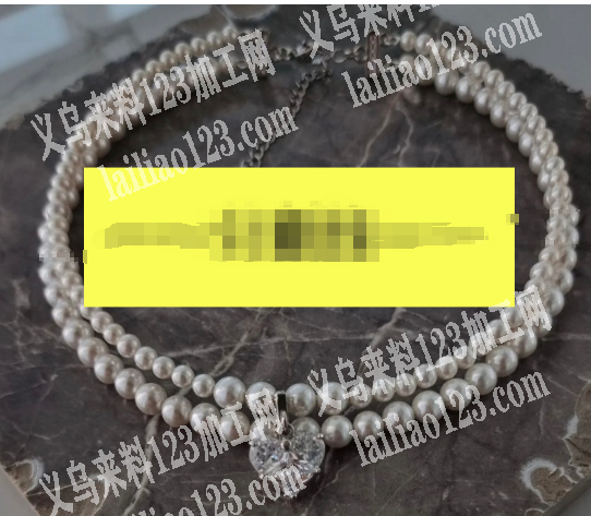 项链颈圈手工成品订单，寻找厂家，如图，寻