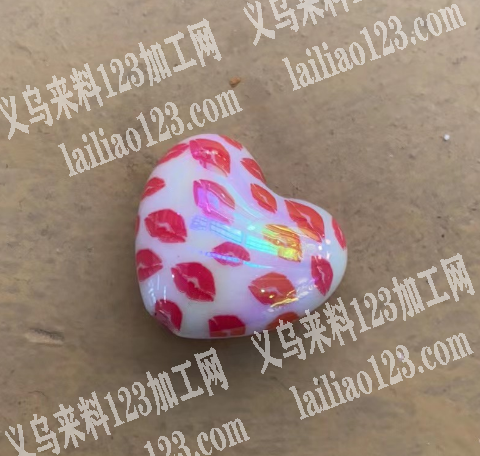 数码印花外发加工，如图，珠子上面印花，哪