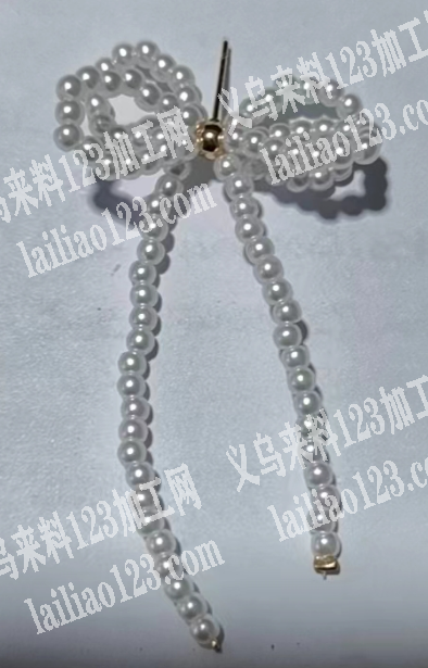 耳环穿米珠的手工活外发加工，寻找专业做穿
