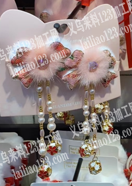 儿童发饰手工活外发加工，如图，寻找会做如