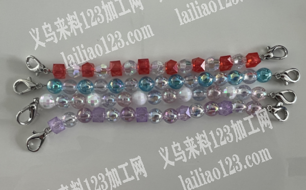 大量穿珠子的手工活，附图片，10万穿珠子
