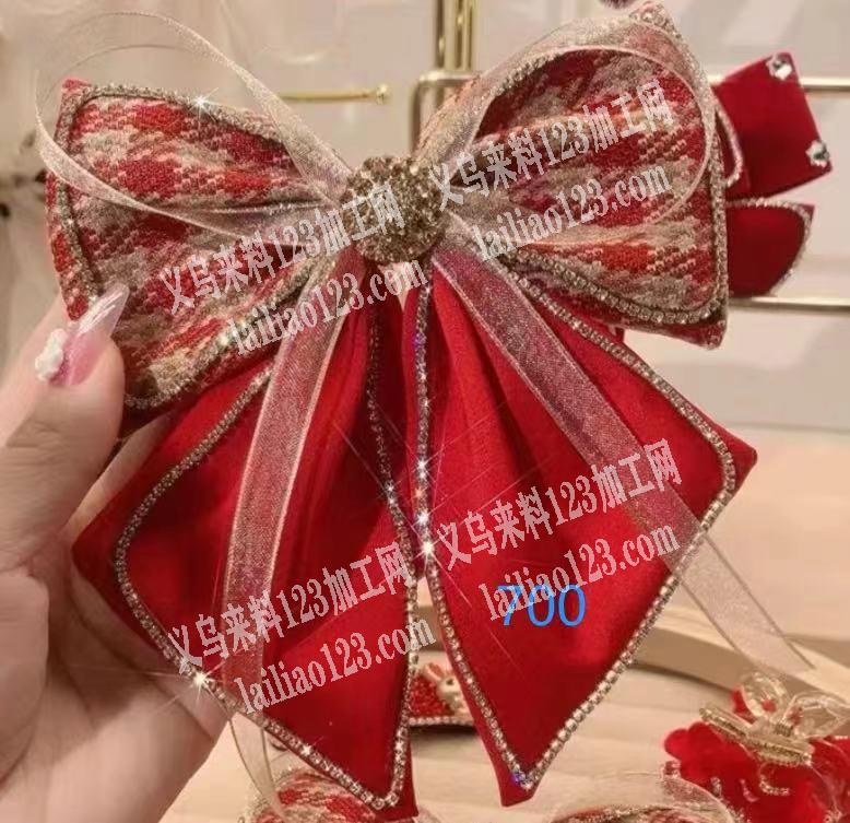 布艺蝴蝶结有订单，寻找工厂，如图
