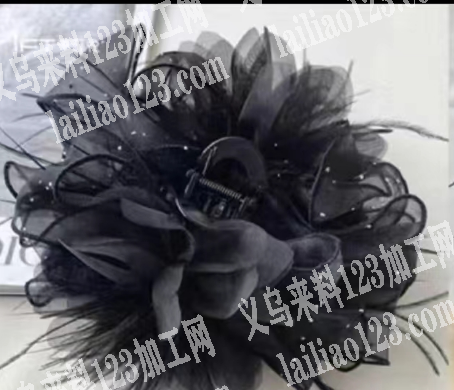 商贸城有大量羽毛网纱抓夹订单，寻找专业做